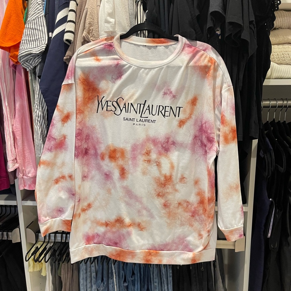 YSL Custom Made Oversized Sweatshirt